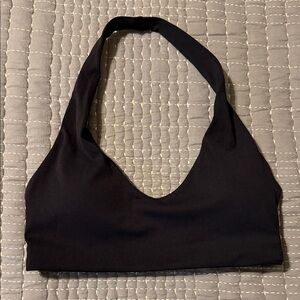 Black Halter Bralette